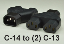 C-14 to C-13 Splitter Adapters