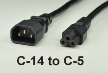C-14 to C-5 AC Power Cords and AC Cables