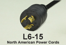 NEMA Locking 6-15 Power Supply AC Power Cords and AC Cables