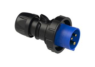 PCE 01392-6, PLUG, 16A/20A-250V, WATERTIGHT IP67, 6h, 2P3W, COMPRESSION STRAIN RELIEF, BLUE. 
<br>PIN & SLEEVE PLUG. cULus, OVE approved. Conformity Standards, UL 1682, UL 1686, IEC 60309-1, IEC 60309-2, CSA C22.2 182.1, CEE, EN 60309-1, EN 60309-2.
<br><font color="yellow">Notes: </font><br><font color="yellow">*</font> View "Dimensional Data Sheet" for extended product detail specifications and device measurement drawing.<br><font color="yellow">*</font> View "Associated Products 1" for general overview of devices within this product category.<br><font color="yellow">*</font> View "Associated Products 2" to download IEC 60309 Pin & Sleeve Brochure containing    the complete cULus listed range of pin & sleeve devices.<br><font color="yellow">*</font> Select mating IEC 60309 IP44 splashproof and IP67 watertight devices individually listed below under related products. Scroll down to view.