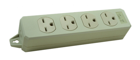 JAPAN 15 AMPERE-250 VOLT 4 OUTLET PDU POWER STRIP, JIS C 8303 TYPE B (JA2-15R) (NEMA 6-15R), 2 POLE-3 WIRE GROUNDING (2P+E). GRAY. PSE, JET APPROVED. 

<br><font color="yellow">Notes: </font> 
<br><font color="yellow">*</font> #56514-LC outlet accepts 15A-250V NEMA 6-15P, Japan 15A-250V JA2-15P plugs.
<br><font color="yellow">*</font> For horizontal rack mount applications use #52019, #52019-BLK mounting plates.
<br><font color="yellow">*</font> Japan power cords, plugs, outlets, connectors are listed below in related products. Scroll down to view.
