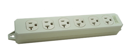 JAPAN 20 AMPERE-125 VOLT 6 OUTLET PDU POWER STRIP, JIS C 8303 TYPE B (JA3-20R) (NEMA 5-20R), 2 POLE-3 WIRE GROUNDING (2P+E). GRAY. PSE, JET APPROVED. 

<br><font color="yellow">Notes: </font> 
<br><font color="yellow">*</font> #56526-LC outlets accepts 15A-125V NEMA 5-15P, 20A-125V NEMA 5-20P, Japan 20A-125V JA3-20P plugs.
<br><font color="yellow">*</font> For horizontal rack mount applications use #52019, #52019-BLK mounting plates.
<br><font color="yellow">*</font> Japan power cords, plugs, outlets, connectors are listed below in related products. Scroll down to view.

