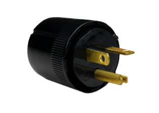 20 AMPERE-125 VOLT (NEMA 5-20P) PLUG, 2 POLE-3 WIRE GROUNDING. BLACK.

<br><font color="yellow">Notes: </font> 
<br><font color="yellow">*</font> Plug has "twist & lock" screwless design cord grip strain relief for faster cable assembly.
