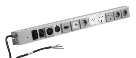 UNIVERSAL 250 VOLT INTERNATIONAL, EUROPEAN 12 OUTLET MULTI CONFIGURATION PDU POWER STRIP, METAL ENCLOSURE, SURFACE/ VERTICAL RACK MOUNT, 2U HIGH, MOUNTING BRACKETS REVERSIBLE. 3.66 METER (12 FEET) LONG POWER CORD, STRIPPED ENDS, GRAY.

<br><font color="yellow">Notes: </font> 
<br><font color="yellow">*</font> Sockets & plug types = European Schuko German CEE 7/7, CEE 7/3, CEE 7/16, Type E, F, C, UK - British BS 1363 Type G, France - Belgium CEE 7/5 Type E, Australia - China 10A Type I, Italy 10/15A Type L, S. Africa - India 16A Type M, Denmark Type D, Israel Type H, Swiss 10A Type J, NEMA 6-15R (15A), IEC 60320 C-13, C-19 outlets.
<br><font color="yellow">*</font> Operating Temp. = 0�C to +60�C.
<br><font color="yellow">*</font> Storage Temp. = -10�C to +70�C.
<br><font color="yellow">*</font> Complete range of Universal Multi Configuration Power Strips. <a href="https://www.internationalconfig.com/multi-configuration-universal-power-strips-multiple-outlet-pdu-power-distribution-units.asp" style="text-decoration: none">Universal Power Strips Link</a>
<br><font color="yellow">*</font> Rack and surface mount outlet strips for specific countries are also listed below. Scroll down to view.


 