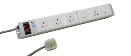CHINA 10 AMPERE-250 VOLT 6 OUTLET PDU POWER STRIP (CH1-10R), SHUTTERED CONTACTS, "19 IN." VERTICAL RACK OR SURFACE MOUNT, METAL ENCLOSURE, ILLUMINATED 10 AMPERE DOUBLE POLE CIRCUIT BREAKER, 2 POLE-3 WIRE GROUNDING (2P+E), 2.0 METER (6FT-7IN) LONG CORD WITH CH1-10P PLUG. GRAY. 

<br><font color="yellow">Notes: </font> 
<br><font color="yellow">*</font> Operating temp. = 0�C to +60�C.
<br><font color="yellow">*</font> Storage temp. = -10�C to +70�C.
<br><font color="yellow">*</font> Universal multi-configuration power strips #59208-C19H, 59208-C19V accept China 16A-250V and 10A-250V plugs.
<br><font color="yellow">*</font> China plugs, outlets, power cords, connectors, outlet strips, GFCI sockets listed below in related products. Scroll down to view.

 
 
  