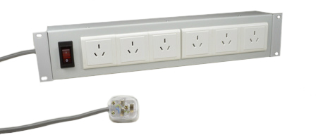 CHINA 10 AMPERE-250 VOLT 6 OUTLET PDU POWER STRIP (CH1-10R), SHUTTERED CONTACTS, "19 IN." HORIZONTAL RACK MOUNT, METAL ENCLOSURE, ILLUMINATED 10 AMPERE DOUBLE POLE CIRCUIT BREAKER, 2 POLE-3 WIRE GROUNDING (2P+E), 2.0 METER (6FT-7IN) LONG CORD WITH CH1-10P PLUG. GRAY.

<br><font color="yellow">Notes: </font> 
<br><font color="yellow">*</font> Operating temp. = 0�C to +60�C.
<br><font color="yellow">*</font> Storage temp. = -10�C to +70�C.
<br><font color="yellow">*</font> Universal multi-configuration power strips #59208-C19H, 59208-C19V accept China 16A-250V and 10A-250V plugs.
<br><font color="yellow">*</font> China plugs, outlets, power cords, connectors, outlet strips, GFCI sockets listed below in related products. Scroll down to view.

