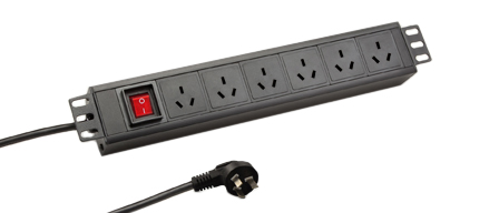 CHINA 16 AMPERE-250 VOLT 6 OUTLET PDU POWER STRIP [CH2-16R], 50/60 HZ, "19 IN." HORIZONTAL RACK MOUNT, 1.5U SIZE METAL ENCLOSURE, DOUBLE-POLE ILLUMINATED ON/OFF SWITCH, 2 POLE-3 WIRE GROUNDING (2P+E), 3.0 METER (9FT-10IN) CORD, [CH2-16P] PLUG. BLACK. 

<br><font color="yellow">Notes: </font> 
<br><font color="yellow">*</font> Operating temp. = -10�C to +60�C.
<br><font color="yellow">*</font> Storage temp. = -25�C to +65�C.
<br><font color="yellow">*</font> China plugs, outlets, power cords, connectors, outlet strips, GFCI sockets listed below in related products. Scroll down to view.
 