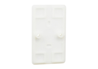 INSULATING BASE PLATE FOR MOUNTING OUTLET #70116-WHT OR 70116-BLK TO METAL OR OTHER SURFACES, COLOR TRANSLUCENT WHITE.

<br><font color="yellow"> Notes: </font> 
<br><font color="yellow">*</font> Operating temp. = -5C to +40C.
<br><font color="yellow">*</font> Mounts Vertically or Horizontally.
<br><font color="yellow">*</font> Material = Polyamid [nylon].
<br><br><font color="yellow">*</font> European Schuko connectors, plugs, inlets, outlets, GFCI/RCD sockets, power strips, power cords, plug adapters listed below in related products. Scroll down to view.