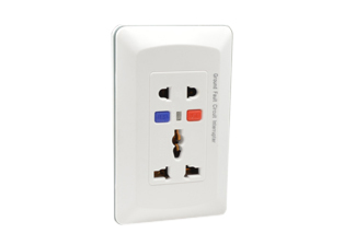 UNIVERSAL EUROPEAN, INTERNATIONAL ASIA, THAILAND CHINA  <font color="yellow">MULTI-CONFIGURATION GFCI (RCD) OUTLET,</font> 20 AMPERE-250 VOLT, <font color="yellow"> 6mA TRIP</font>, TEST / RESET BUTTONS, INDICATOR LIGHT, 2 POLE-3 WIRE GROUNDING (2P+E), WHITE.

<br><font color="yellow">Notes: </font> 

<br><font color="yellow">*</font> Mounts on American 2x4 wall boxes & International wall boxes with 3.28" (83mm / 84mm) mounting centers.
<br><font color="yellow">*</font> Surface mount on # 74225, # 84225-AR wall boxes or panel mount. Weatherproof horizontal mount cover # 74900-MCS available.

<br><font color="yellow">*</font> Accepts Australia, China, South America Thailand, Asia, Israel, American plugs & European plugs with (4.8mm pins / 4.0mm pins).

<br><font color="yellow">*</font> For use on International, European 220-250 volt (line to neutral) single phase circuits only. Protects downstream outlets.
  
 <BR> <font color="yellow">*</font> Not for use on life support, medical equipment, refrigeration equipment.
 

<br><font color="yellow">*</font> Adapter # 30140 provides "Earth" grounding connection when used with European CEE 7/7, CEE 7/4 plugs. 
<br><font color="yellow">*</font> Scroll down to view related products.