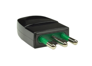 ITALIAN, ITALY, CHILE 10 AMPERE-250 VOLT CEI 23-50 (S11), CEI 23-16 TYPE L (IT1-10P) PLUG, (4.0mm DIA. PINS), 2 POLE-3 WIRE GROUNDING (2P+E). BLACK.

<br><font color="yellow">Notes: </font> 
<br><font color="yellow">*</font> Terminal screw torque = 0.33Nm, Assembly screws = 0.4Nm.
