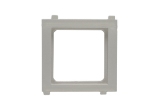 PANEL MOUNT SNAP-IN SUPPORT FRAME. ACCEPTS ONE 45mmX45mm OR TWO 22.5mmX45mm SIZE MODULAR DEVICES. SILVER / ALUMINUM COLOR FINISH.

<br><font color="yellow">Notes: </font> 
<br><font color="yellow">*</font> Not for use with #70100X45-IT, 74600X45, 685041X45, 685042X45 outlets, #79512X45 switch.
<br><font color="yellow">*</font> Frame can be "Ganged" for multiple outlet, circuit breaker, switch panel mount installations. See installation guide below for details.
