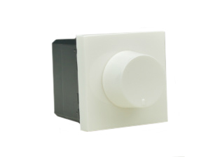EUROPEAN INTERNATIONAL LIGHT DIMMER SWITCH, 100-240 VOLT, 50/60 Hz, 40W-400W MAXIMUM, ON/OFF SWITCH, SCREW TERMINALS, 45mmX45mm MODULAR SIZE. WHITE. 

<br><font color="yellow">Notes: </font>
<br><font color="yellow">*</font> For use with incandescent or halogen lamps. Not for use with fluorescent lamps, power tools, ballast type fixtures.
<br><font color="yellow">*</font> Mounts on American 2X4 wall boxes, requires frame # 79120X45-N & # 79130X45-N wall plate (White, Black, ALU, SS). 
<br> <font color="yellow">*</font> Mounts on American 4X4 wall boxes, requires frame # 79210X45-N & # 79220X45-N wall plate (White, SS).<br><font color="yellow">*</font> Mounts on European wall boxes (60mm on center), requires frame # 79250X45-N & wall plate # 79265X45-N.
<br><font color="yellow">*</font> Surface mount insulated wall boxes # 680602X45 series. Surface mount Metal wall boxes # 79235X45 series.
<br><font color="yellow">*</font> Surface mount weatherproof, IP66 rated. Requires frame # 730092X45 & # 74790X45 wall box.
<br><font color="yellow">*</font> Panel mount frames # 79100X45, # 79100X45-ALU. DIN rail mount Frame # 79595X45. <a href="https://www.internationalconfig.com/catalog_pages/pg94.pdf" style="text-decoration: none" target="_blank"> Panel Mount Instruction Guide</a>
<br><font color="yellow">*</font> Complete range of modular devices and mounting component options. <a href="https://www.internationalconfig.com/modular_electrical_devices.asp" style="text-decoration: none">Modular Devices Link</a>
 <br><font color="yellow">*</font> Wall plates, boxes, outlets, switches, modular GFCI/RCD and circuit breakers are listed below. Scroll down to view.