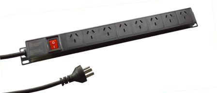 ARGENTINA 10 AMPERE 250 VOLT IRAM 2073 TYPE I (AR1-10R) 8 OUTLET PDU POWER STRIP, "19" VERTICAL RACK/SURFACE MOUNT, (1U SIZE), D.P. SWITCH, PILOT LIGHT, 50/60HZ, METAL ENCLOSURE, 2 POLE-3 WIRE GROUNDING (2P+E), 1.5mm2 CORD, 3.0 METERS (9FT-10IN) LONG. BLACK. 

<br><font color="yellow">Notes: </font> 
<br><font color="yellow">*</font> Operating temp. = -10�C to +60�C.
<br><font color="yellow">*</font> Storage temp. = -25�C to +65�C.
<br><font color="yellow">*</font> Universal multi-configuration power strips #59208-C19H, 59208-C19V accept Argentina 20A-250V and 10A-250V plugs.
<br><font color="yellow">*</font> Power cords, plugs, outlets, GFCI sockets, connectors, weatherproof covers, wall boxes, panel mount frames listed below in related products. Scroll down to view.
