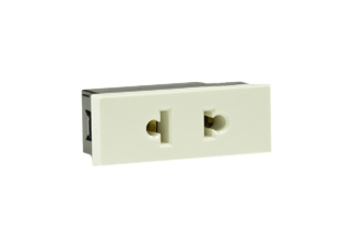 SOUTH AMERICA, EUROPEAN 15A/10A-250V (NEMA 1-15R / EURO) TYPE A, C, MODULAR OUTLET, 18.5mmX50mm MODULAR SIZE, 2 POLE-2 WIRE (2P), WALL BOX, PANEL, DIN RAIL MOUNT. WHITE. Terminal screws torque = 0.5Nm. WHITE.  

<br><font color="yellow">Notes: </font> 

<br><font color="yellow">*</font> Outlet mounts on American 2x4 wall boxes. Requires frame # 84202-F & wall plate # 84703 (White).  Options: Dark Gray, Chrome.

<br><font color="yellow">*</font> Weatherproof Cover # 84202-WP, IP 55 rated, Mounts on American 2X4 Wall box or Panel Mount.   
  
<br><font color="yellow">*</font> Outlet mounts on American 4x4 wall boxes. Requires frame # 84203-F & wall plate # 84705 (White).  Options: Dark Gray, Chrome. 
 
<br><font color="yellow">*</font> Outlet Panel Mounts. Requires frame # 84455 (White) Option: Dark Gray. DIN Rail mount. Requires frame # 84449. White. 

<br><font color="yellow">*</font> Surface mount wall boxes, View # 84442 series. Surface mount weatherproof box , IP 55 rated # 84446. White. 

<br><font color="yellow">*</font> Outlet accepts NEMA 1-15P (2P) Type A plugs & European (2P) Type C plugs with 0.40mm diameter pins.

<br><font color="yellow">*</font> Scroll down to view related plugs, outlets, GFCI/RCD sockets, power cords, power strips, plug adapters.  






 
  
  
 