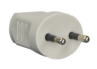THAILAND PLUG 16 AMPERE-250 VOLT, TISI TYPE O TIS 166-2549, <font color="yellow">REWIREABLE</font> PLUG, 2 POLE-2 WIRE (2P). GRAY.

<br><font color="yellow">Notes: </font>
<BR><font color="yellow">*>>></font> TIS STANDARD 166-2549 Mandatory effective date November 2020. 

<br><font color="yellow">*</font> Plug connects with Thailand TIS 2432-2555 Type O multi-configuration Outlets & Universal Sockets. View:  <a href="https://internationalconfig.com/icc6.asp?item=85100X45D" style="text-decoration: none">Thailand Receptacles</a>.
<br><font color="yellow">*</font> Max cable / cord O.D. = 0.393" (10mm), Terminal screw torque = 0.5Nm.
<br><font color="yellow">*</font> Recommended Storage / Operating temp -15C to +60C
<br><font color="yellow">*</font> Material: PC, PBT (Service Temperature -20C to +140C)
 