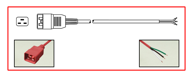 IEC 60320 C-20 PLUG, 20 AMPERE-250 VOLT POWER SUPPLY CORD, 12/3 AWG, SJT, 105C, 2 POLE-3 WIRE GROUNDING, 3.05 METERS (10 FEET) (120") LONG. STRIPPED ENDS. RED.
<br><font color="yellow">Length: 3.05 METERS (10 FEET)</font>
<br>
<br>

<div style="width:825px">
<div style="float:left"><font color="yellow">*</font>Scroll down to view related color power cords. <font color="yellow">**</font>Return to our color cord selector:</div>
<div style="float:left"><img src="../images/yellow_arrow.png" style="width:20px; margin-left:5px"></div>
<div style="float:left"><a href="https://internationalconfig.com/Color-Power-Cords-Color-Cord-Sets-Red-Blue-Green-Color-Power-Cords-C13-C14-C15-C20-C19-IEC-60320-NEMA-5-15-Red-Blue-Green-Color-Power-Cords.asp">
<img src="../images/color_power_cords_icc6.jpg" style="height:45px; border:2px solid #999999; margin-left:5px"></a></div>
</div>