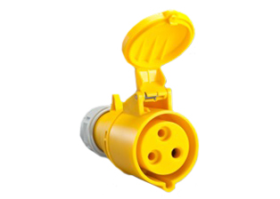 IEC 60309 (4h) PIN & SLEEVE CONNECTOR, 32 AMPERE 110-130 VOLT, 50/60 HZ, SPLASHPROOF (IP44), 2 POLE-3 WIRE GROUNDING (2P+E), CEE 17, IEC 309, COMPRESSION STRAIN RELIEF, NYLON (POLYAMIDE BODY), OPERATING TEMP. = -25°C TO +80°C. YELLOW. OVE APPROVED. 

<br><font color="yellow">Notes: </font> 
<br><font color="yellow">*</font> 999-31012-NS has internal wiring polarity orientation designed for use in countries outside of North America and therefore is only European approved. If point of use for this product is within North America use our 888 series pin and sleeve devices which meet approvals and polarity requirements for North America. <a href="http://internationalconfig.com/icc6.asp?item=888-31012-NS" style="text-decoration: none">888 Series Link</a>
<br><font color="yellow">*</font> Scroll down to view additional yellow IEC 60309 (4h) devices listed below in the related products or <BR>download the IEC 60309 Pin & Sleeve Brochure to view the entire range of pin and sleeve devices.