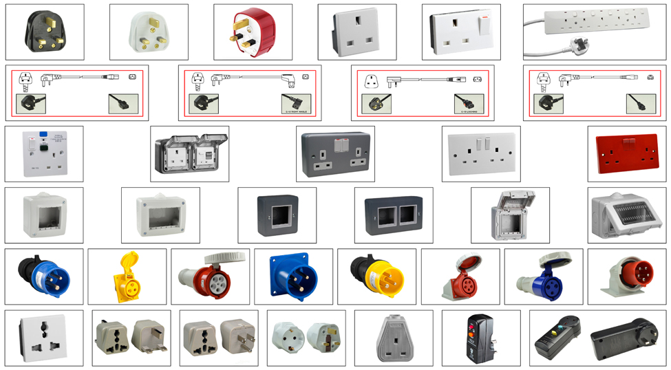 GULF STATES, 13 AMPERE 250 VOLT SASO 2203 TYPE G PLUGS, CONNECTORS, OUTLETS, POWER CORDS, GFCI SOCKETS, POWER STRIPS, PLUG ADAPTERS, WEATHERPROOF ENCLOSURES, WALL BOXES. 

<br><font color="yellow">Notes: </font> 
<br><font color="yellow">*</font> Gulf States products are individually listed below in related products. 
<br><font color="yellow">*</font> Scroll down in related products to view and select all Gulf State wiring devices and product installation options.