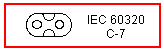 IEC 320(60320) C-7