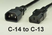 C-14 to C-13 AC Power Cords and AC Cables