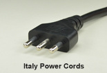 Italy AC Power Cords and AC Power Cables