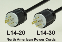 NEMA Locking 14-20 and Locking 14-30 Power Supply AC Power Cords and AC Cables