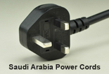 Saudi Arabia Power Cords and AC Power Cables