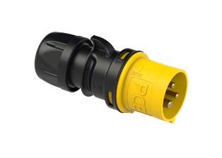 PCE 0139-4, PLUG, 16A/20A-120V, SPLASHPROOF IP44, 4h, 2P3W, COMPRESSION STRAIN RELIEF, YELLOW.
<br>PIN & SLEEVE PLUG. cULus Approved. Conformity Standards, UL 1682, UL 1686, IEC 60309-1, IEC 60309-2, CSA C22.2 182.1, CEE, EN 60309-1, EN 60309-2.

<br><font color="yellow">Notes: </font>
<br><font color="yellow">*</font> 0139-4 has internal wiring polarity orientation designed for use in North America and therefore is C(UL)US approved. If point of use for this product is outside North America use our 999 series pin and sleeve devices which meet approvals and polarity requirements for European countries. <a href="https://internationalconfig.com/icc6.asp?item=999-21000-NS" style="text-decoration: none">999 Series Link</a>
<br><font color="yellow">*</font> View "Dimensional Data Sheet" for extended product detail specifications and device measurement drawing.
<br><font color="yellow">*</font> View "Associated Products 1" for general overview of devices within this product category.
<br><font color="yellow">*</font> View "Associated Products 2" to download IEC 60309 Pin & Sleeve Brochure containing    the complete cULus listed range of pin & sleeve devices.
<br><font color="yellow">*</font> Select mating IEC 60309 IP44 splashproof and IP67 watertight devices individually listed below under related products. Scroll down to view.