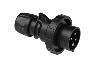 PCE 01492-5, PLUG, 20A-347/600V, WATERTIGHT IP67, 5h, 3P4W, COMPRESSION STRAIN RELIEF, BLACK.
<br>PIN & SLEEVE PLUG. cULus approved. Conformity Standards, UL 1682, UL 1686, IEC 60309-1, IEC 60309-2, CSA C22.2 182.1

<br><font color="yellow">Notes: </font>
<br><font color="yellow">*</font> View "Dimensional Data Sheet" for extended product detail specifications and device measurement drawing.
<br><font color="yellow">*</font> View "Associated Products 1" for general overview of devices within this product category.
<br><font color="yellow">*</font> View "Associated Products 2" to download IEC 60309 Pin & Sleeve Brochure containing the complete cULus listed range of pin & sleeve devices.
<br><font color="yellow">*</font> Select mating IEC 60309 IP44 splashproof and IP67 watertight devices individually listed below under related products. Scroll down to view.