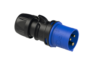PCE 0239-6, PLUG, 30A/32A-250V, SPLASHPROOF IP44, 6h, 2P3W, COMPRESSION STRAIN RELIEF, BLUE.
<br>PIN & SLEEVE PLUG. cULus, OVE approved. Conformity Standards, UL 1682, UL 1686, IEC 60309-1, IEC 60309-2, CSA C22.2 182.1, CEE, EN 60309-1, EN 60309-2.

<br><font color="yellow">Notes: </font>
<br><font color="yellow">*</font> View "Dimensional Data Sheet" for extended product detail specifications and device measurement drawing.<br><font color="yellow">*</font> View "Associated Products 1" for general overview of devices within this product category.
<br><font color="yellow">*</font> View "Associated Products 2" to download IEC 60309 Pin & Sleeve Brochure containing the complete cULus listed range of pin & sleeve devices.
<br><font color="yellow">*</font> Select mating IEC 60309 IP44 splashproof and IP67 watertight devices individually listed below under related products. Scroll down to view.