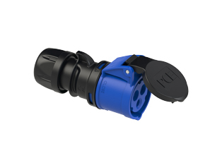 PCE 2139-6, CONNECTOR, 16A/20A-250V, SPLASHPROOF IP44, 6h, 2P3W, COMPRESSION STRAIN RELIEF, BLUE.
<br>PIN & SLEEVE CONNECTOR. cULus, OVE approved. Conformity Standards, UL 1682, UL 1686, IEC 60309-1, IEC 60309-2, CSA C22.2 182.1, CEE, EN 60309-1, EN 60309-2.


<br><font color="yellow">Notes: </font>
<br><font color="yellow">*</font> View "Dimensional Data Sheet" for extended product detail specifications and device measurement drawing.
<br><font color="yellow">*</font> View "Associated Products 1" for general overview of devices within this product category.
<br><font color="yellow">*</font> View "Associated Products 2" to download IEC 60309 Pin & Sleeve Brochure containing the complete cULus listed range of pin & sleeve devices.
<br><font color="yellow">*</font> Select mating IEC 60309 IP44 splashproof and IP67 watertight devices individually listed below under related products. Scroll down to view.
