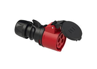PCE 2249-7, CONNECTOR, 30A-480V, SPLASHPROOF IP44, 7h, 3P4W, COMPRESSION STRAIN RELIEF, RED.
<br>PIN & SLEEVE CONNECTOR. cULus approved. Conformity Standards, UL 1682, UL 1686, IEC 60309-1, IEC 60309-2, CSA C22.2 182.1

<br><font color="yellow">Notes: </font>
<br><font color="yellow">*</font> View "Dimensional Data Sheet" for extended product detail specifications and device measurement drawing.
<br><font color="yellow">*</font> View "Associated Products 1" for general overview of devices within this product category.
<br><font color="yellow">*</font> View "Associated Products 2" to download IEC 60309 Pin & Sleeve Brochure containing the complete cULus listed range of pin & sleeve devices.
<br><font color="yellow">*</font> Select mating IEC 60309 IP44 splashproof and IP67 watertight devices individually listed below under related products. Scroll down to view.