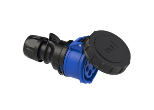 PCE 22592-9, CONNECTOR, 30A/32A-120/208V, WATERTIGHT IP67, 9h, 4P-5W, COMPRESSION STRAIN RELIEF, BLUE.

<br><font color="yellow">Notes: </font>
<br><font color="yellow">*</font> View "Dimensional Data Sheet" for extended product detail specifications and device measurement drawing.
<br><font color="yellow">*</font> View "Associated Products 1" for general overview of devices within this product category.
<br><font color="yellow">*</font> View "Associated Products 2" to download IEC 60309 Pin & Sleeve Brochure containing the complete cULus listed range of pin & sleeve devices.
<br><font color="yellow">*</font> Select mating IEC 60309 IP44 splashproof and IP67 watertight devices individually listed below under related products. Scroll down to view.