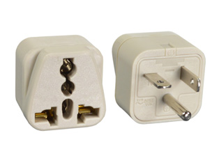 NEMA 6-20 United States, North America Adapter to Universal Connector, Ivory