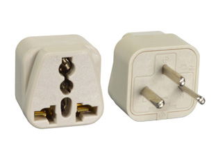 UNIVERSAL ISRAEL 10 AMPERE-250 VOLT TYPE H PLUG ADAPTER. CONNECTS EUROPEAN, BRITISH, UK, AUSTRALIA, NEMA, WORLDWIDE / INTERNATIONAL PLUGS WITH ISRAEL SI 32 (IS1-16R) OUTLETS, 2 POLE-3 WIRE GROUNDING (2P+E). GRAY. 

<br><font color="yellow">Notes: </font> 
<br><font color="yellow">*</font> Add-on adapter #74900-SGA required for "Grounding / Earth" connection when #30270 is used with European, German, French "Schuko" CEE 7/7 & CEE 7/4 plugs.
<br><font color="yellow">*</font> Optional plug adapters with integral "Grounding / Earth" connection are #30295 and #30295-GB listed below in related products.
<br><font color="yellow">*</font> View related products below for country specific universal and international worldwide plug adapters for all countries. Scroll down to view.

