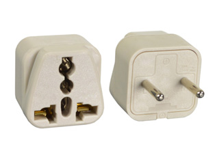 Type-C Europlug Adapter to Universal Connector, Ivory