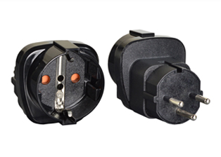 ISRAEL 10 AMPERE-250 VOLT PLUG ADAPTER, SHUTTERED CONTACTS, 2 POLE-3 WIRE GROUNDING (2P+E), IMPACT RESISTANT. BLACK.

<br><font color="yellow">Notes: </font> 
<br><font color="yellow">*</font> Connects European Schuko CEE 7/7, CEE 7/4, CEE 7/16 type E, F, C, plugs with Israel (IS1-16R) SI type H outlets, sockets, receptacles.
<br><font color="yellow">*</font> Connects Italy 10A-250V (IT1-10P) plugs, Switzerland 10A-250V plugs (SW1-10P), type C Europlugs with with Israel (IS1-16R) SI type H outlets, sockets, receptacles.
<br><font color="yellow">*</font> Scroll down to view additional related products.


 