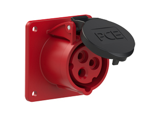 PCE 3139-7F7, STRAIGHT RECEPTACLE (60mmX60mm MOUNTING), 20A-480V, SPLASHPROOF IP44, 7h, 2P3W, RED.
<br>PIN & SLEEVE PANEL MOUNT RECEPTACLE. cULus approved. Conformity Standards, UL 1682, UL 1686, IEC 60309-1, IEC 60309-2, CSA C22.2 182.1

<br><font color="yellow">Notes: </font>
<br><font color="yellow">*</font> View "Dimensional Data Sheet" for extended product detail specifications and device measurement drawing.
<br><font color="yellow">*</font> View "Associated Products 1" for general overview of devices within this product category.
<br><font color="yellow">*</font> View "Associated Products 2" to download IEC 60309 Pin & Sleeve Brochure containing the complete cULus listed range of pin & sleeve devices.
<br><font color="yellow">*</font> Select mating IEC 60309 IP44 splashproof and IP67 watertight devices individually listed below under related products. Scroll down to view.