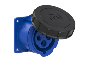 PCE 32492-9, STRAIGHT RECEPTACLE (60mmX60mm MOUNTING), 30A/32A-250V, WATERTIGHT IP67, 9h, 3P4W, BLUE.
<br>PIN & SLEEVE PANEL MOUNT RECEPTACLE. cULus, OVE approved. Conformity Standards, UL 1682, UL 1686, IEC 60309-1, IEC 60309-2, CSA C22.2 182.1, CEE, EN 60309-1, EN 60309-2.

<br><font color="yellow">Notes: </font>
<br><font color="yellow">*</font> View "Dimensional Data Sheet" for extended product detail specifications and device measurement drawing.
<br><font color="yellow">*</font> View "Associated Products 1" for general overview of devices within this product category.
<br><font color="yellow">*</font> View "Associated Products 2" to download IEC 60309 Pin & Sleeve Brochure containing the complete cULus listed range of pin & sleeve devices.
<br><font color="yellow">*</font> Select mating IEC 60309 IP44 splashproof and IP67 watertight devices individually listed below under related products. Scroll down to view.