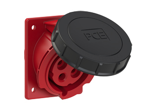 PCE 42492-7F78, ANGLED RECEPTACLE (60mmX73mm MOUNTING), 30A-480V, WATERTIGHT IP67, 7h, 3P4W, RED.
<br>PIN & SLEEVE ANGLED PANEL MOUNT RECEPTACLE. cULus approved. Conformity Standards, UL 1682, UL 1686, IEC 60309-1, IEC 60309-2, CSA C22.2 182.1

<br><font color="yellow">Notes: </font>
<br><font color="yellow">*</font> View "Dimensional Data Sheet" for extended product detail specifications and device measurement drawing.
<br><font color="yellow">*</font> View "Associated Products 1" for general overview of devices within this product category.
<br><font color="yellow">*</font> View "Associated Products 2" to download IEC 60309 Pin & Sleeve Brochure containing the complete cULus listed range of pin & sleeve devices.
<br><font color="yellow">*</font> Select mating IEC 60309 IP44 splashproof and IP67 watertight devices individually listed below under related products. Scroll down to view.