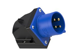 PCE 5249-9, WALL MOUNT INLET, 30A/32A-250V, SURFACE MOUNT BOX, SPLASHPROOF IP44, 9h, 3P4W, BLUE.
<br>PIN & SLEEVE SURFACE, WALL MOUNT INLET. cULus, OVE approved. Conformity Standards, UL 1682, UL 1686, IEC 60309-1, IEC 60309-2, CSA C22.2 182.1, CEE, EN 60309-1, EN 60309-2.

<br><font color="yellow">Notes: </font>
<br><font color="yellow">*</font> View "Dimensional Data Sheet" for extended product detail specifications and device measurement drawing.
<br><font color="yellow">*</font> View "Associated Products 1" for general overview of devices within this product category.
<br><font color="yellow">*</font> View "Associated Products 2" to download IEC 60309 Pin & Sleeve Brochure containing the complete cULus listed range of pin & sleeve devices.
<br><font color="yellow">*</font> Select mating IEC 60309 IP44 splashproof and IP67 watertight devices individually listed below under related products. Scroll down to view.