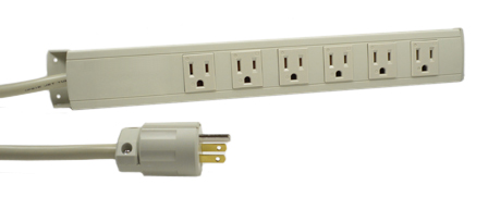 JAPAN 15 AMPERE-125 VOLT 6 OUTLET PDU POWER STRIP, (1500 WATT), JIS C 8303 TYPE B (JA1-15R) (NEMA 5-15R), 2 POLE-3 WIRE GROUNDING (2P+E), 3.0 METER (9FT-10IN) POWER CORD. IVORY. PSE, JET APPROVED. 

<br><font color="yellow">Notes: </font> 
<br><font color="yellow">*</font> For horizontal rack mount applications use #52019, #52019-BLK mounting plates.
<br><font color="yellow">*</font> Magnetic base plate mounts power strip on flat metal surfaces, office equipment, desks.
<br><font color="yellow">*</font> Outlet accepts 15A-125V American NEMA 5-15P, NEMA 1-15P plugs, Japan JA1-15P plugs. <font color="YELLOW"> Locking versions available #56506-LK (6 outlets), #56510-LK (10 outlets).</font> Prevents accidental disconnects.
<br><font color="yellow">*</font> Japan power cords, plugs, outlets, connectors are listed below in related products. Scroll down to view.


 