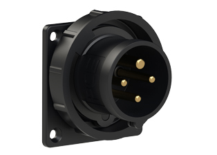 PCE 61492-12, STRAIGHT INLET (60mmX60mm MOUNTING), 20A-120/250V (SINGLE PHASE), WATERTIGHT IP67, 12h, 3P4W, ORANGE.
<br>PIN & SLEEVE PANEL MOUNT INLET. cULus approved. Conformity Standards, UL 1682, UL 1686, IEC 60309-1, IEC 60309-2, CSA C22.2 182.1

<br><font color="yellow">Notes: </font>
<br><font color="yellow">*</font> Part number 61492-12 electrical rating color code is orange however this device is produced in color all black due to low volume.
<br><font color="yellow">*</font> View "Dimensional Data Sheet" for extended product detail specifications and device measurement drawing.
<br><font color="yellow">*</font> View "Associated Products 1" for general overview of devices within this product category.
<br><font color="yellow">*</font> View "Associated Products 2" to download IEC 60309 Pin & Sleeve Brochure containing the complete cULus listed range of pin & sleeve devices.
<br><font color="yellow">*</font> Select mating IEC 60309 IP44 splashproof and IP67 watertight devices individually listed below under related products. Scroll down to view.