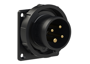 PCE 61492-5, STRAIGHT INLET (60mmX60mm MOUNTING), 20A-347/600V, WATERTIGHT IP67, 5h, 3P4W, BLACK.
<br>PIN & SLEEVE PANEL MOUNT INLET. cULus approved. Conformity Standards, UL 1682, UL 1686, IEC 60309-1, IEC 60309-2, CSA C22.2 182.1

<br><font color="yellow">Notes: </font>
<br><font color="yellow">*</font> View "Dimensional Data Sheet" for extended product detail specifications and device measurement drawing.
<br><font color="yellow">*</font> View "Associated Products 1" for general overview of devices within this product category.
<br><font color="yellow">*</font> View "Associated Products 2" to download IEC 60309 Pin & Sleeve Brochure containing the complete cULus listed range of pin & sleeve devices.
<br><font color="yellow">*</font> Select mating IEC 60309 IP44 splashproof and IP67 watertight devices individually listed below under related products. Scroll down to view.