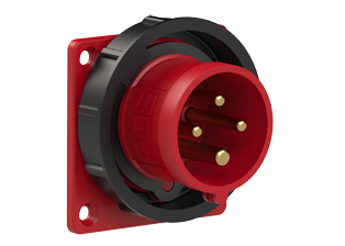 PCE 61492-6, STRAIGHT INLET (60mmX60mm MOUNTING), 16A/20A-380V, WATERTIGHT IP67, 6h, 3P4W, RED.
<br>PIN & SLEEVE PANEL MOUNT INLET. cULus, OVE approved. Conformity Standards, UL 1682, UL 1686, IEC 60309-1, IEC 60309-2, CSA C22.2 182.1, CEE, EN 60309-1, EN 60309-2.

<br><font color="yellow">Notes: </font>
<br><font color="yellow">*</font> View "Dimensional Data Sheet" for extended product detail specifications and device measurement drawing.
<br><font color="yellow">*</font> View "Associated Products 1" for general overview of devices within this product category.
<br><font color="yellow">*</font> View "Associated Products 2" to download IEC 60309 Pin & Sleeve Brochure containing the complete cULus listed range of pin & sleeve devices.
<br><font color="yellow">*</font> Select mating IEC 60309 IP44 splashproof and IP67 watertight devices individually listed below under related products. Scroll down to view.