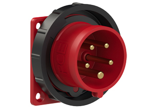 PCE 61592-6, STRAIGHT INLET (60mmX60mm MOUNTING), 16A/20A-200/346V to 240/415V, WATERTIGHT IP67, 6h, 4P5W, RED.
<br>PIN & SLEEVE PANEL MOUNT INLET. cULus, OVE approved. Conformity Standards, UL 1682, UL 1686, IEC 60309-1, IEC 60309-2, CSA C22.2 182.1, CEE, EN 60309-1, EN 60309-2.

<br><font color="yellow">Notes: </font>
<br><font color="yellow">*</font> View "Dimensional Data Sheet" for extended product detail specifications and device measurement drawing.
<br><font color="yellow">*</font> View "Associated Products 1" for general overview of devices within this product category.
<br><font color="yellow">*</font> View "Associated Products 2" to download IEC 60309 Pin & Sleeve Brochure containing the complete cULus listed range of pin & sleeve devices.
<br><font color="yellow">*</font> Select mating IEC 60309 IP44 splashproof and IP67 watertight devices individually listed below under related products. Scroll down to view.