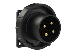 PCE 62492-5, STRAIGHT INLET (60mmX60mm MOUNTING), 30A-600V, WATERTIGHT IP67, 5h, 3P4W, BLACK.
<br>PIN & SLEEVE PANEL MOUNT INLET. cULus approved. Conformity Standards, UL 1682, UL 1686, IEC 60309-1, IEC 60309-2, CSA C22.2 182.1

<br><font color="yellow">Notes: </font>
<br><font color="yellow">*</font> View "Dimensional Data Sheet" for extended product detail specifications and device measurement drawing.
<br><font color="yellow">*</font> View "Associated Products 1" for general overview of devices within this product category.
<br><font color="yellow">*</font> View "Associated Products 2" to download IEC 60309 Pin & Sleeve Brochure containing the complete cULus listed range of pin & sleeve devices.
<br><font color="yellow">*</font> Select mating IEC 60309 IP44 splashproof and IP67 watertight devices individually listed below under related products. Scroll down to view.