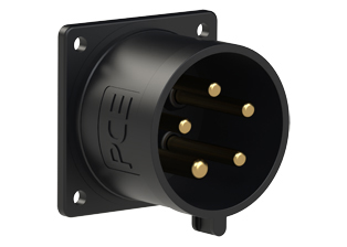 PCE 6259-5, STRAIGHT INLET (56mmX56mm MOUNTING), 30A-347/600V, SPLASHPROOF IP44, 5h, 4P5W, BLACK.
<br>PIN & SLEEVE PANEL MOUNT INLET. cULus approved. Conformity Standards, UL 1682, UL 1686, IEC 60309-1, IEC 60309-2, CSA C22.2 182.1

<br><font color="yellow">Notes: </font>
<br><font color="yellow">*</font> View "Dimensional Data Sheet" for extended product detail specifications and device measurement drawing.
<br><font color="yellow">*</font> View "Associated Products 1" for general overview of devices within this product category.
<br><font color="yellow">*</font> View "Associated Products 2" to download IEC 60309 Pin & Sleeve Brochure containing the complete cULus listed range of pin & sleeve devices.
<br><font color="yellow">*</font> Select mating IEC 60309 IP44 splashproof and IP67 watertight devices individually listed below under related products. Scroll down to view.