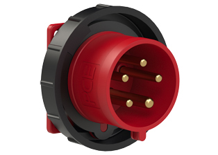 PCE 62592-7, STRAIGHT INLET (60mmX60mm MOUNTING), 30A-277/480V, WATERTIGHT IP67, 7h, 4P5W, RED.
<br>PIN & SLEEVE PANEL MOUNT INLET. cULus approved. Conformity Standards, UL 1682, UL 1686, IEC 60309-1, IEC 60309-2, CSA C22.2 182.1

<br><font color="yellow">Notes: </font>
<br><font color="yellow">*</font> View "Dimensional Data Sheet" for extended product detail specifications and device measurement drawing.
<br><font color="yellow">*</font> View "Associated Products 1" for general overview of devices within this product category.
<br><font color="yellow">*</font> View "Associated Products 2" to download IEC 60309 Pin & Sleeve Brochure containing the complete cULus listed range of pin & sleeve devices.
<br><font color="yellow">*</font> Select mating IEC 60309 IP44 splashproof and IP67 watertight devices individually listed below under related products. Scroll down to view.