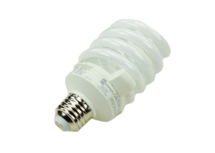COMPACT FLUORESCENT LAMP, 26 WATT ENERGY SAVER SELF BALLASTED SPIRAL TYPE CFL, E26, E27 MEDIUM BASE, 230 VOLT 50/60 HZ, 5000K COOL WHITE, 80 CRI, INSTANT ON AND LONG LIFE 10,000 HOURS RATED LIFE, 1600 LUMENS, ROHS. EQUIVALENT TO 100 WATT INCANDESCENT LIGHT OUTPUT. 

<br><font color="yellow">Notes: </font> 
<br><font color="yellow">*</font> Not for use with dimmers.
<br><font color="yellow">*</font> Use in dry locations.
<br><font color="yellow">*</font> Fits light fixtures #69204, 69214, 69214-LG, 69214-MFM.